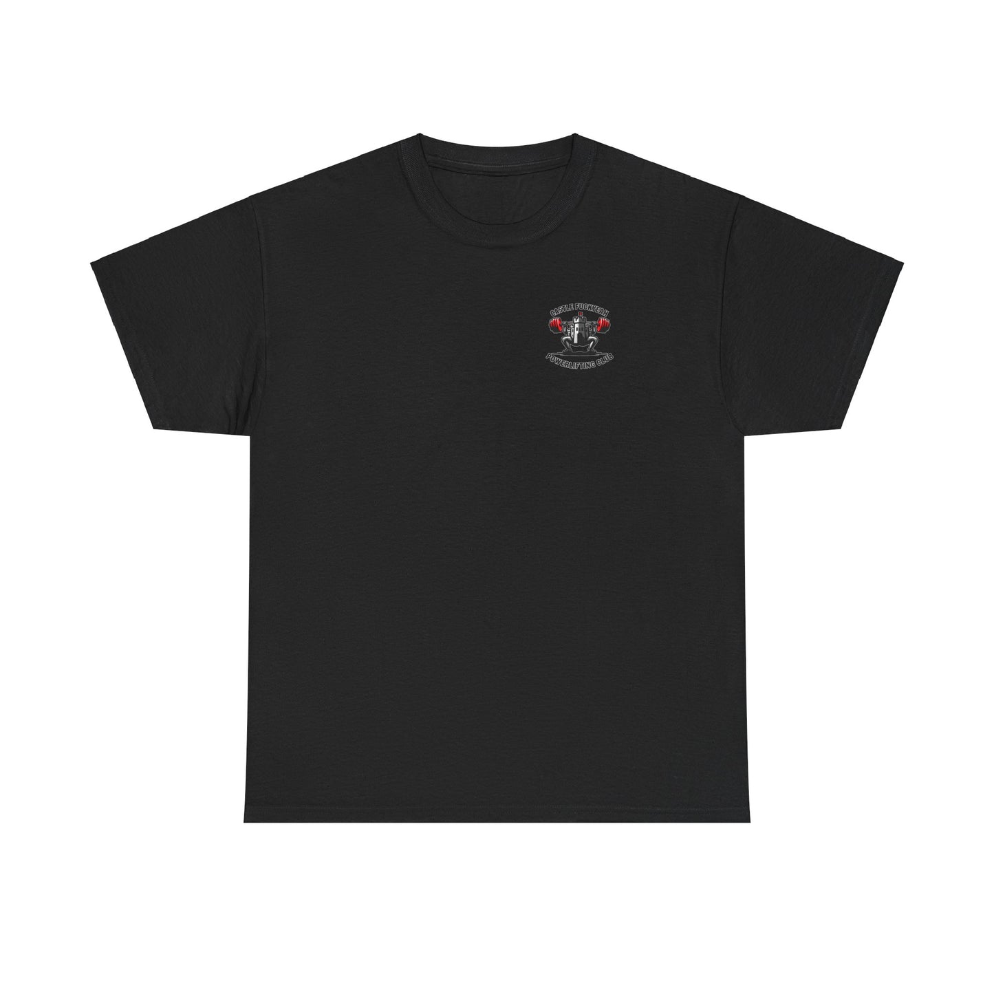 Castle Fuckyeah Powerlifting Club Mini Logo Unisex Tee