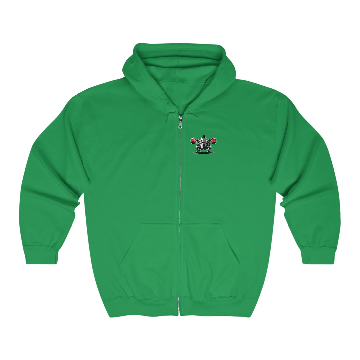 Castle Fuckyeah Powerlifting Club SFW Logo Full Zip Hoodie (Additional Colours)