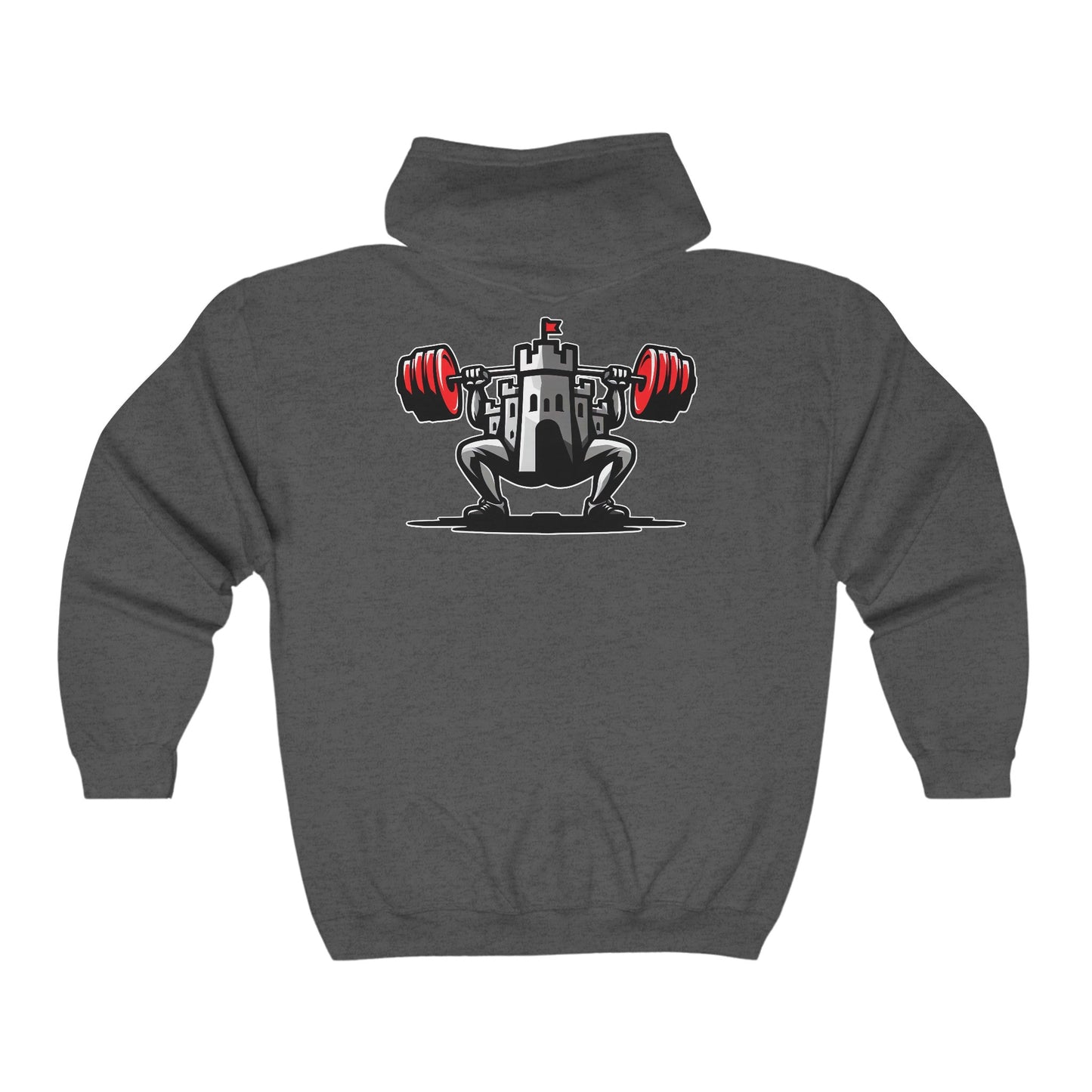 Castle Fuckyeah Powerlifting Club SFW Logo Full Zip Hoodie (Additional Colours)