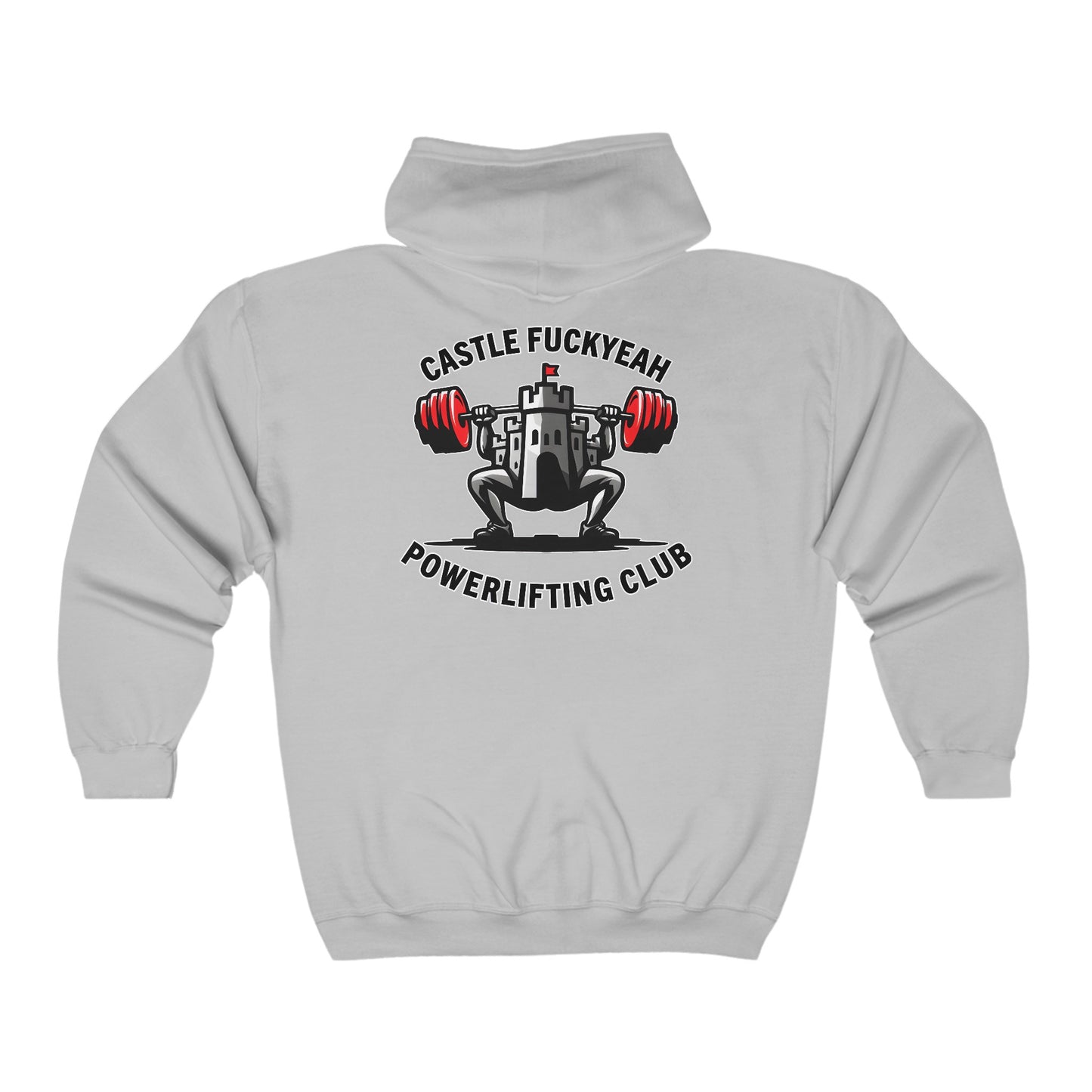 Castle Fuckyeah Powerlifting Club Full Zip Hoodie (Additional Colours)