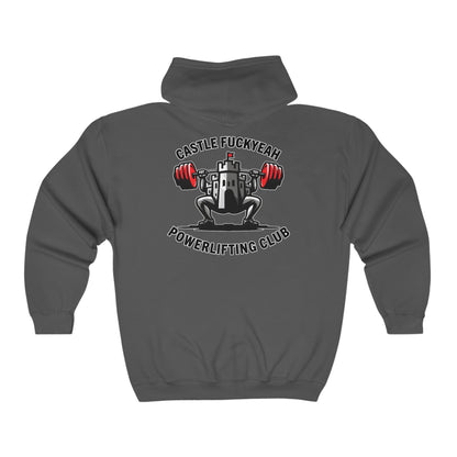 Castle Fuckyeah Powerlifting Club Full Zip Hoodie (Additional Colours)