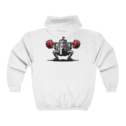 Castle Fuckyeah Powerlifting Club SFW Logo Full Zip Hoodie (Additional Colours)