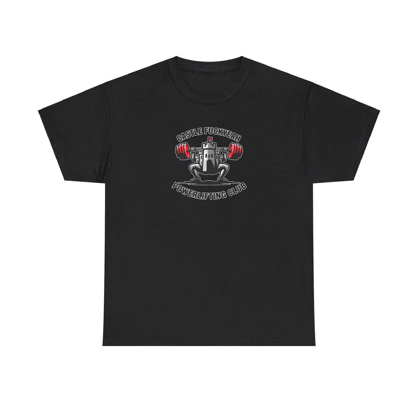 Castle Fuckyeah Powerlifting Club Unisex Heavy Cotton Tee