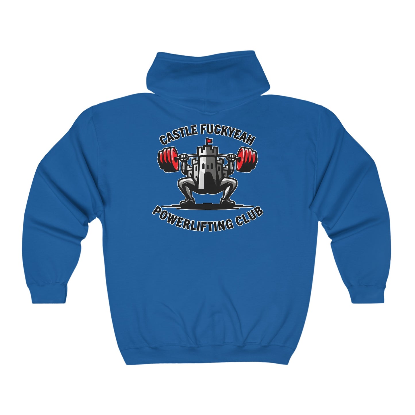 Castle Fuckyeah Powerlifting Club Full Zip Hoodie (Additional Colours)