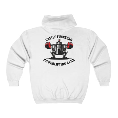 Castle Fuckyeah Powerlifting Club Full Zip Hoodie (Additional Colours)