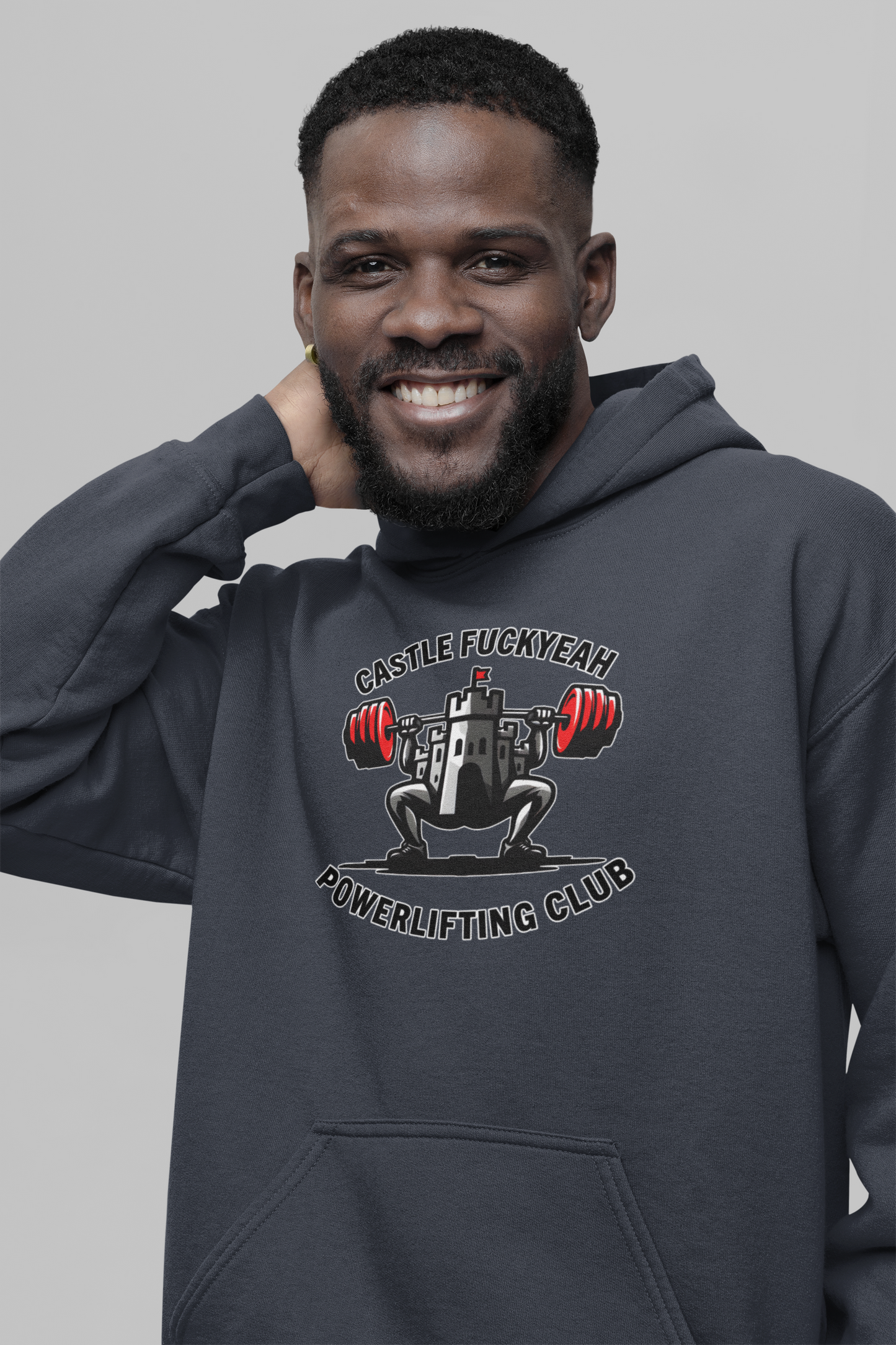 Castle Fuckyeah Powerlifting Club Logo Unisex Hoodie (Additional Colours)