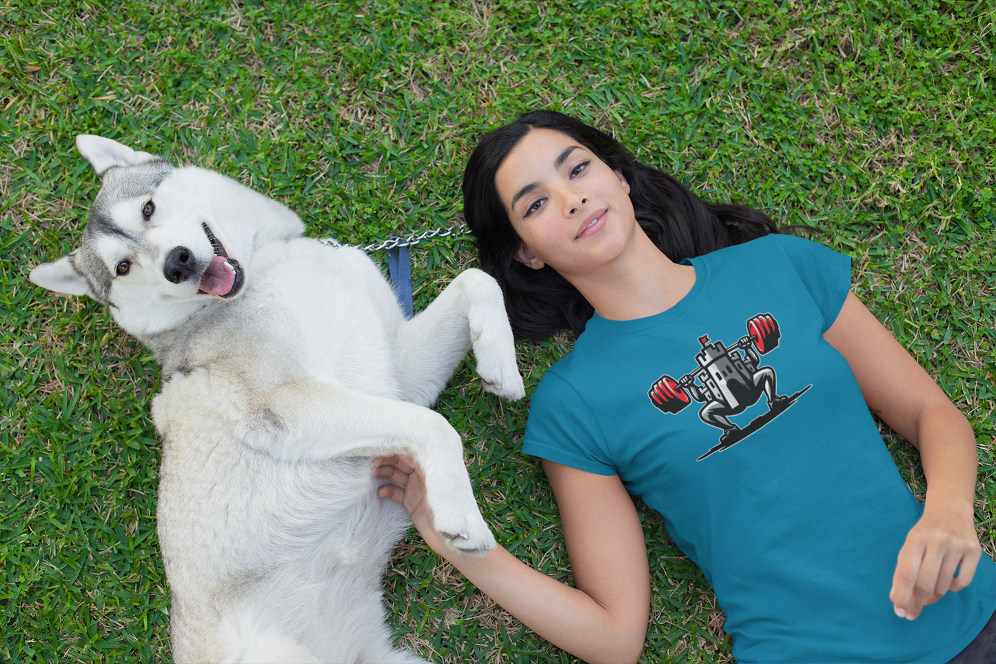 Castle Fuckyeah Powerlifting Club SFW Unisex Heavy Cotton Tee