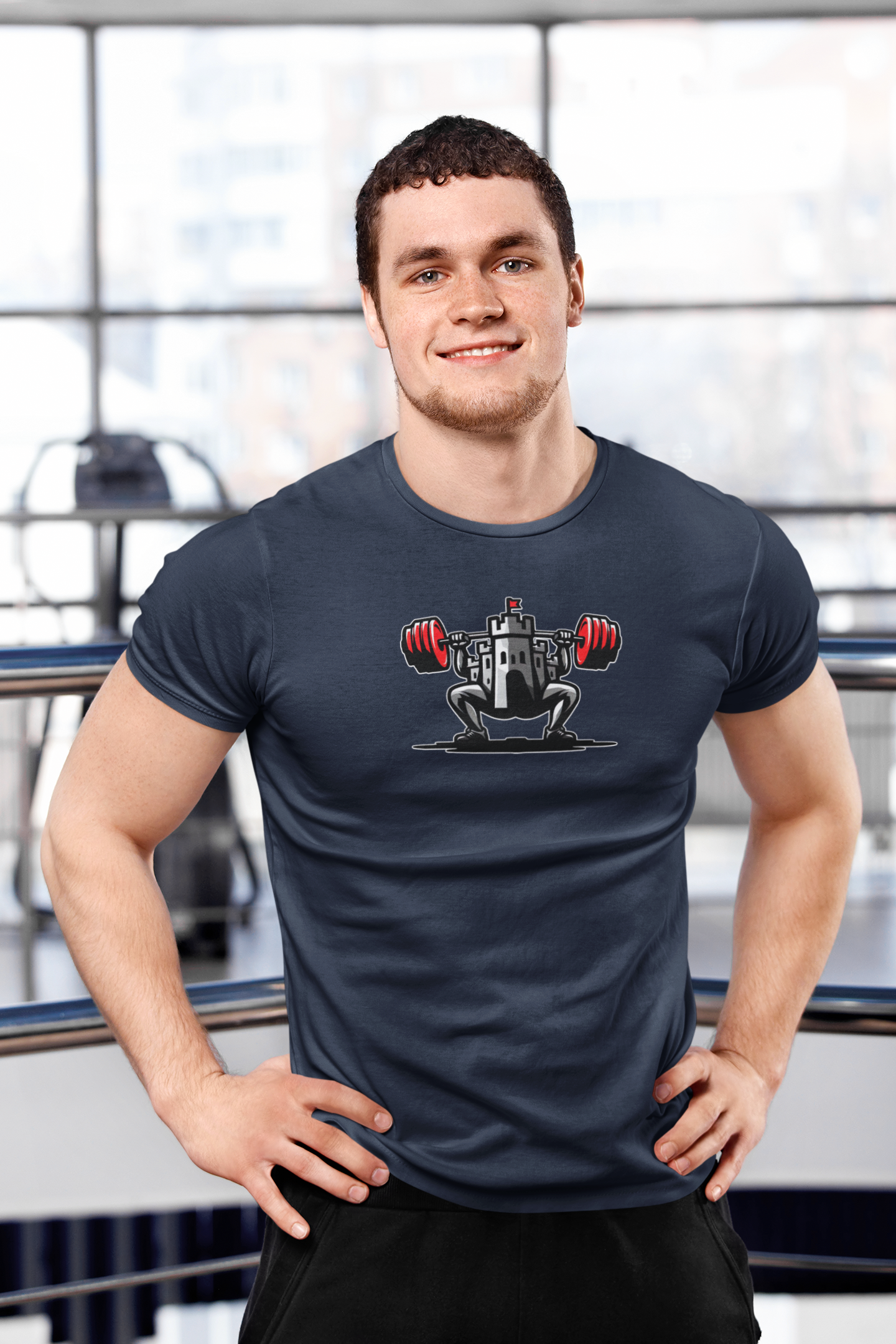 Castle Fuckyeah Powerlifting Club SFW Unisex Heavy Cotton Tee