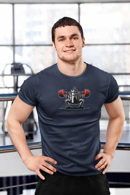 Castle Fuckyeah Powerlifting Club SFW Unisex Heavy Cotton Tee