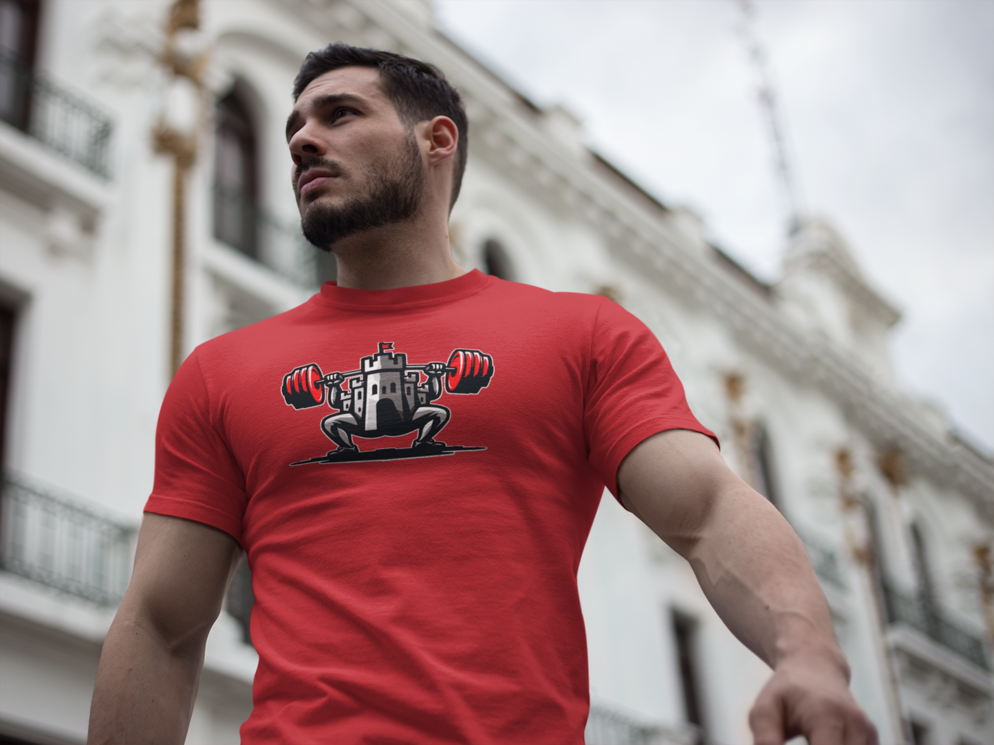 Castle Fuckyeah Powerlifting Club SFW Unisex Heavy Cotton Tee