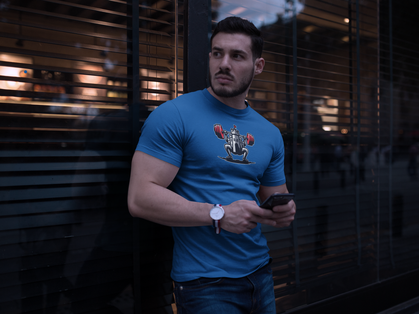 Castle Fuckyeah Powerlifting Club SFW Unisex Heavy Cotton Tee