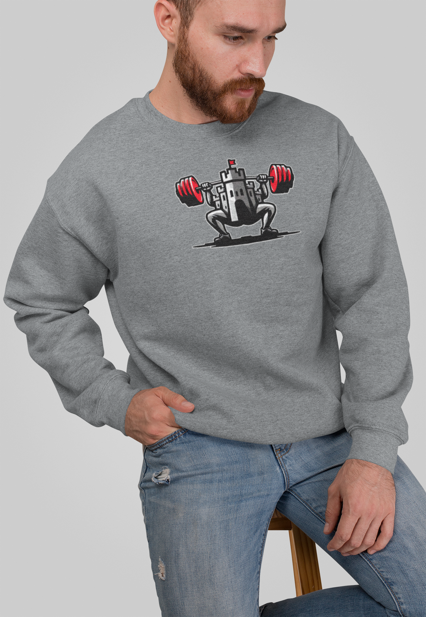 Castle Fuckyeah Powerlifting Club SFW Unisex Jumper (Additional Colours)