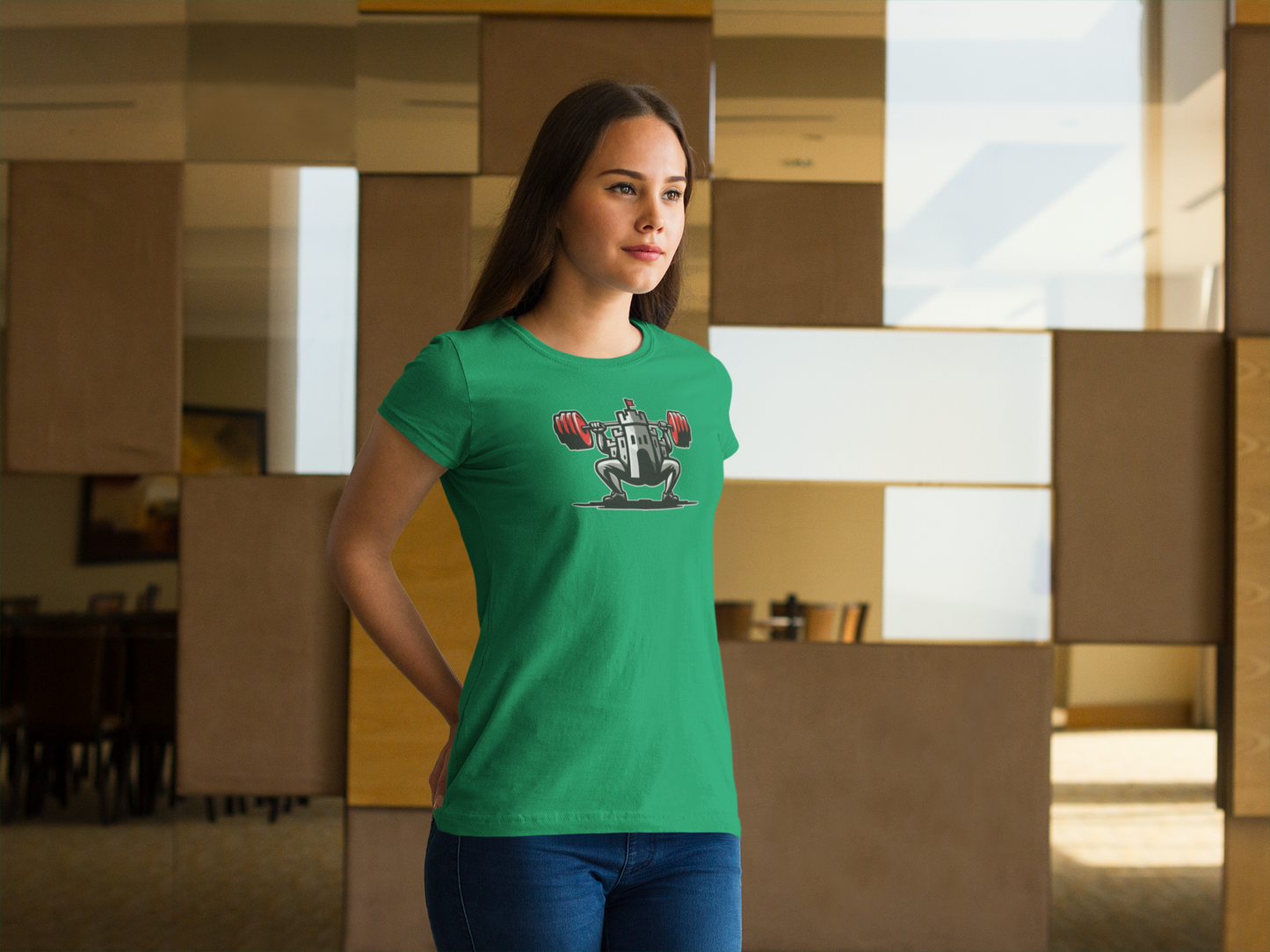Castle Fuckyeah Powerlifting Club SFW Unisex Heavy Cotton Tee