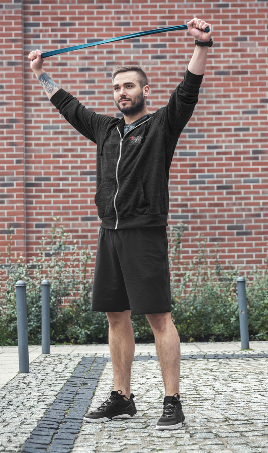 Castle Fuckyeah Powerlifting Club SFW Mini Logo Full Zip Hoodie